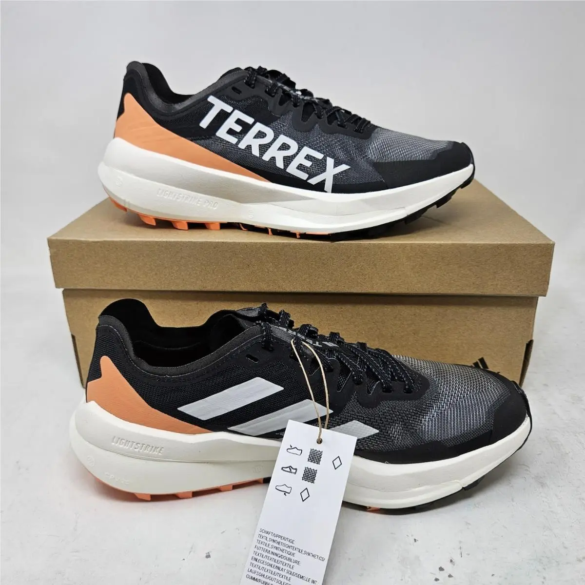 Adidas shoes - adidas Terrex Agravic Speed - Terrex Agravic Speed - IE7671 - Black / Amber Tint (UPC: 196471238728) 0