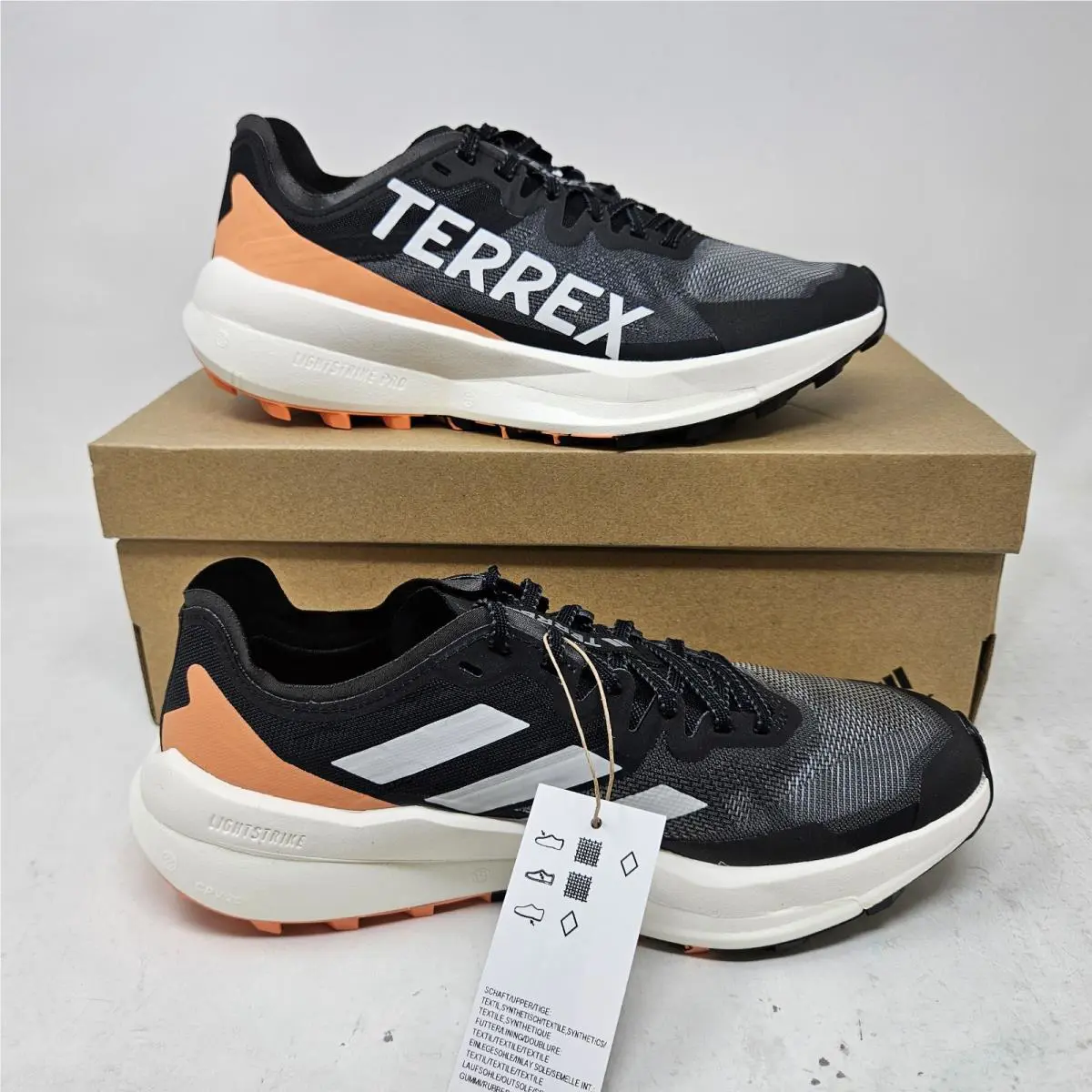Adidas shoes - adidas Terrex Agravic Speed - Terrex Agravic Speed - IE7671 - Black / Amber Tint (UPC: 196471238728) 0
