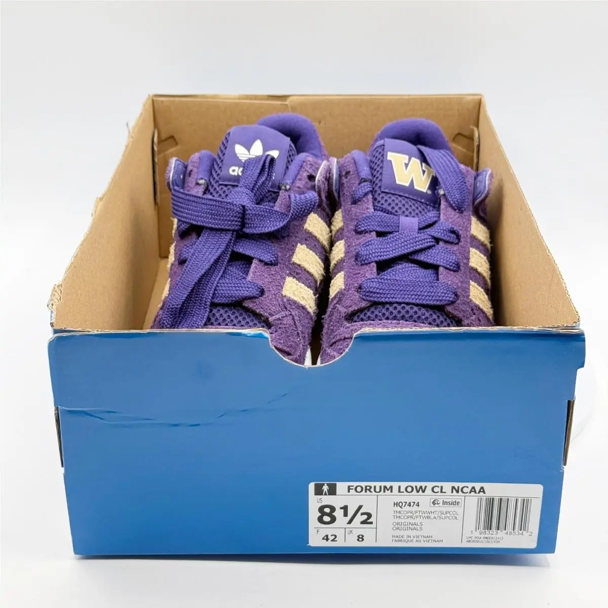 Adidas shoes - adidas Forum Low CL - Forum Low - HQ7474 - Purple 1