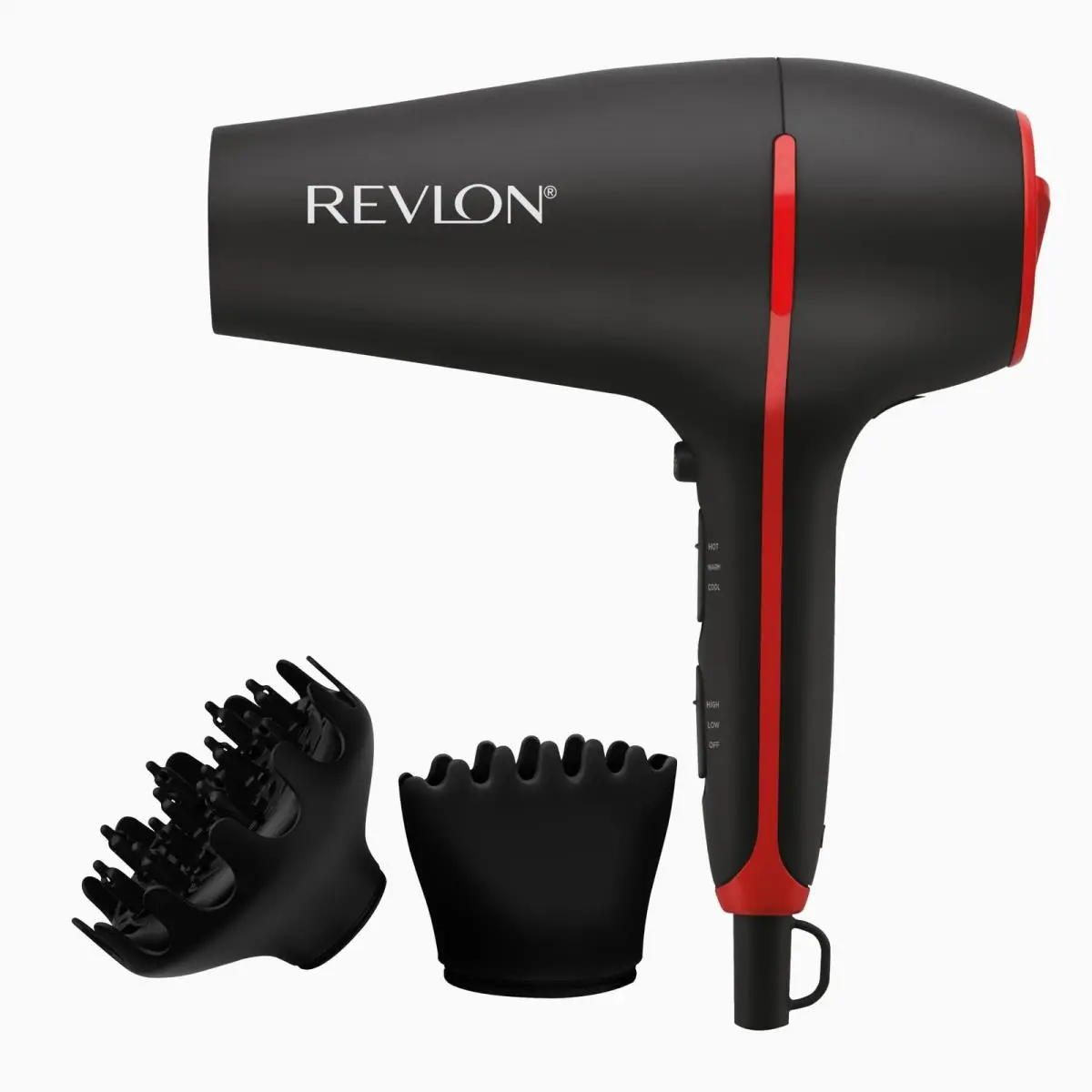 Revlon Smoothstay Hair Dryer with Diffuser and Ionic Technology For Frizz