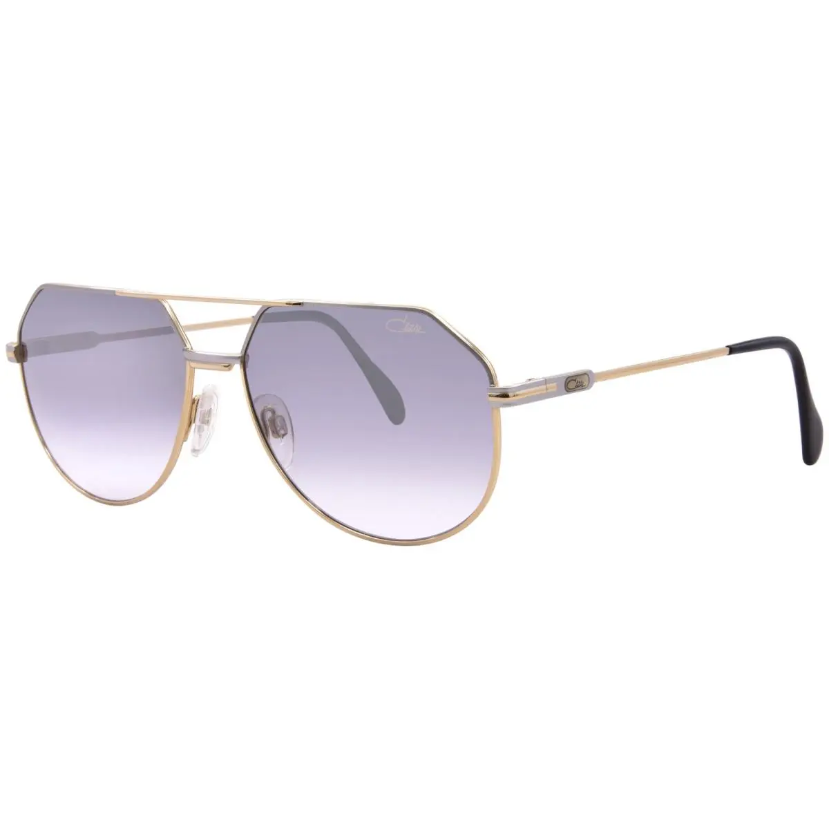 Cazal Legends 724/3 003SG Sunglasses Men`s Bicolor/grey Gradient Silver 61mm - Frame: Gold, Lens: Gray