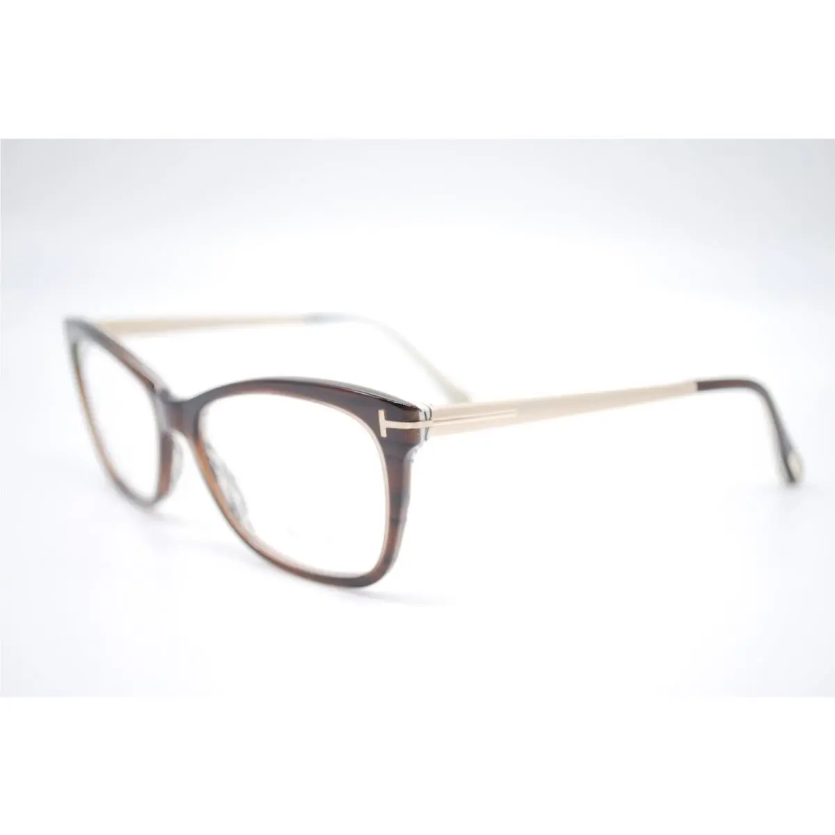 Tom Ford TF 5353 050 Dark Brown Eyeglasses Frames 52-15