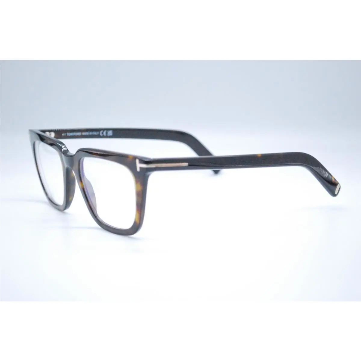 Tom Ford TF 5963-B 052 Shiny Dark Havana Eyeglasses Frames 50-20