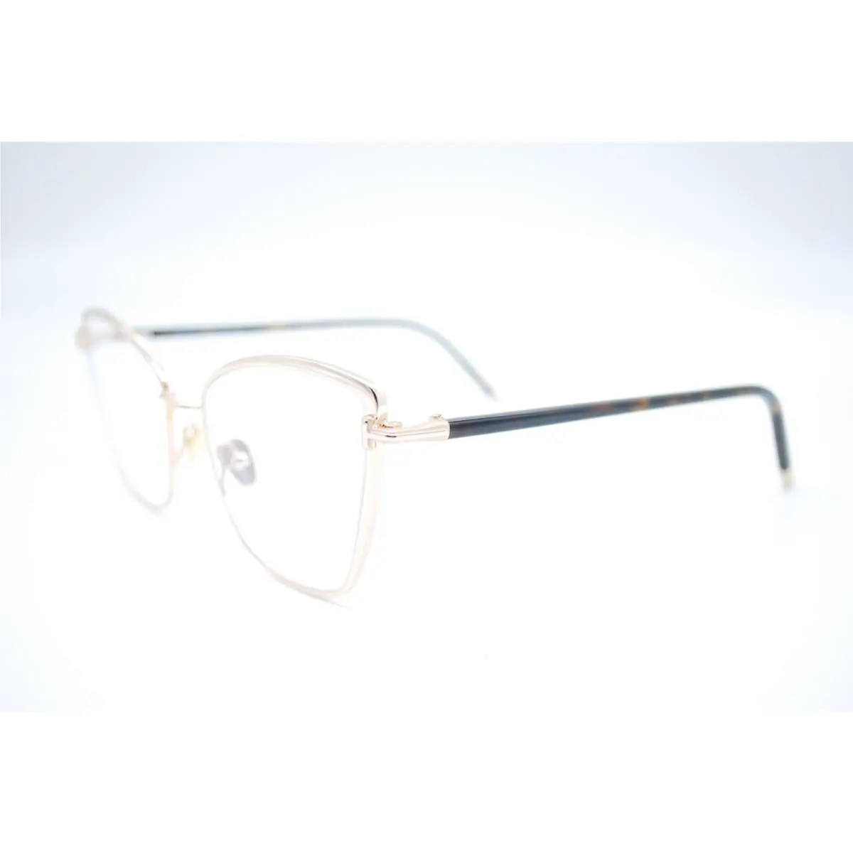 Tom Ford TF 5740-B 028 Gold Blue Block Eyeglasses Frames 54-17