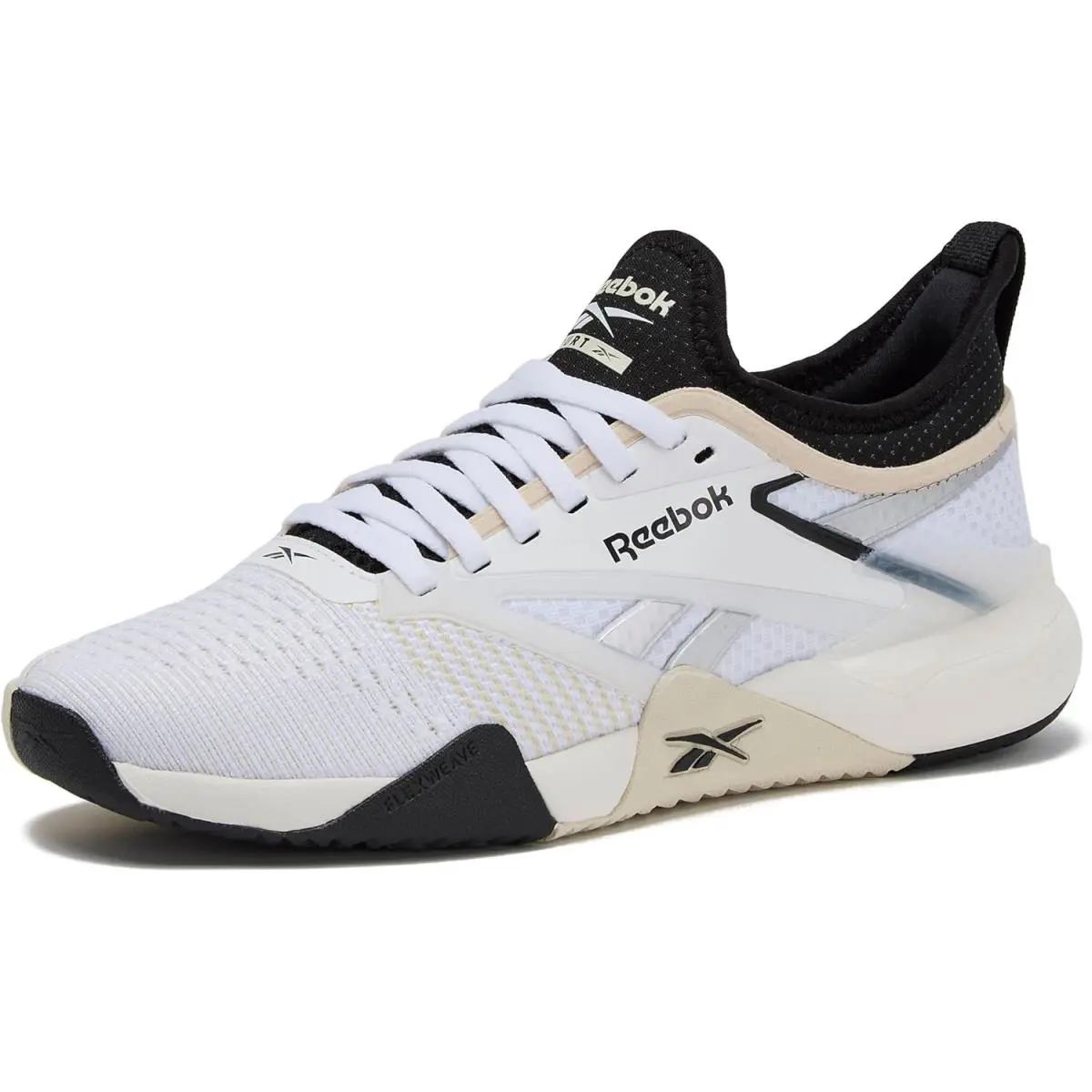 Reebok Women`s Nano Court Tennis Shoes - Footwear White/Black/Silver Metallic