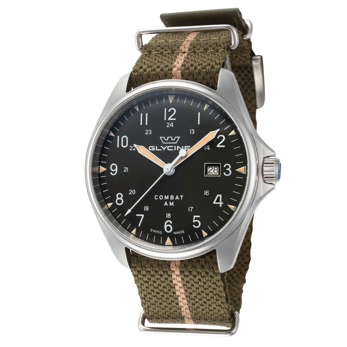 Glycine Men`s Combat 6 Vintage 43mm Automatic Watch GL0458
