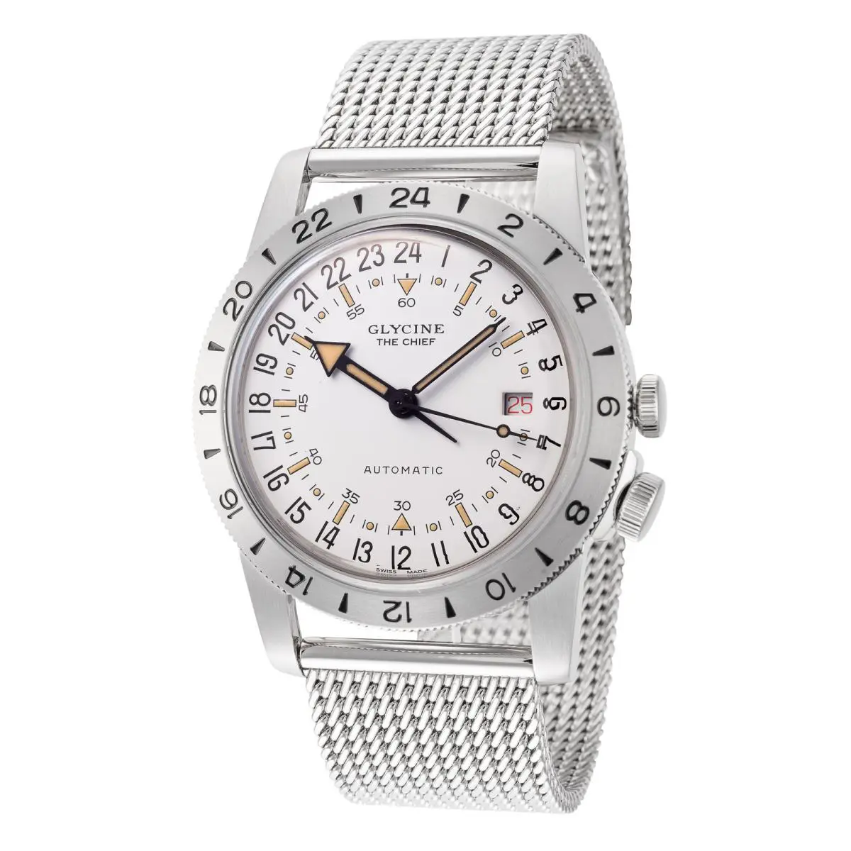 Men`s Airman The Chief Purist 40mm Automatic Watch GL0470 by Glycine