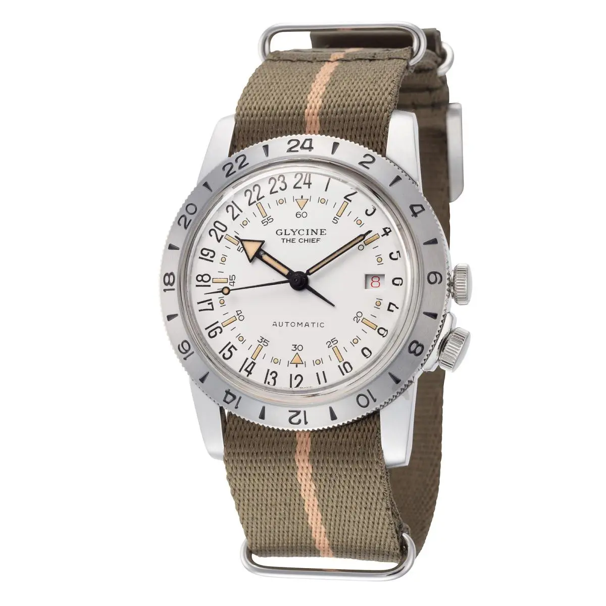 Men`s Airman The Chief Purist 40mm Automatic Watch GL0475 by Glycine