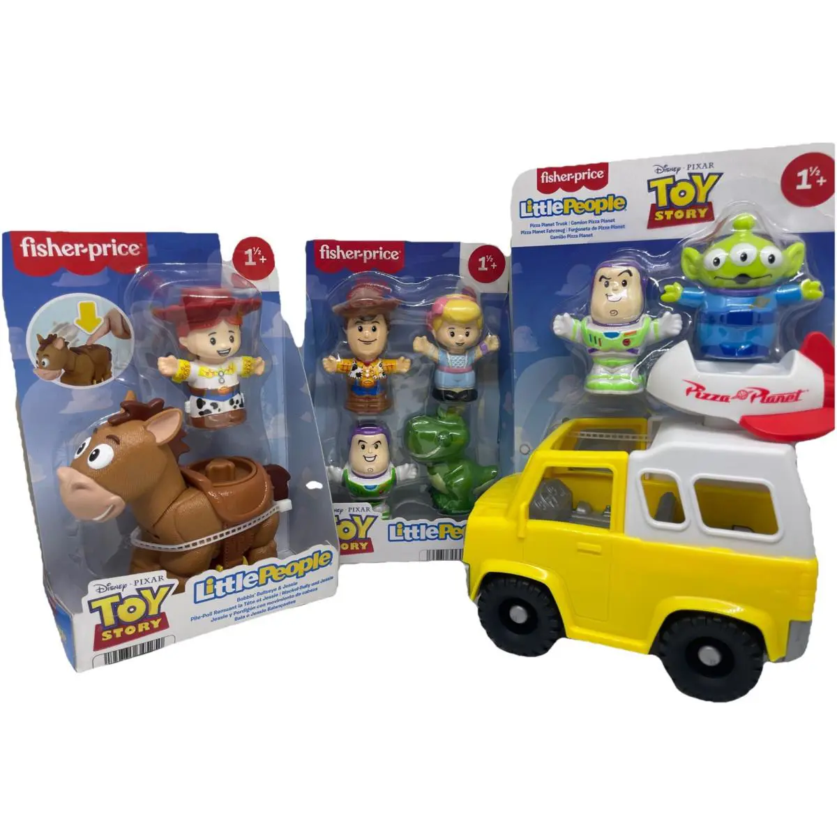 Little People Toy Story Pizza Planet Truck Bullseye Jessie Woody Buzz Bo Peep Re