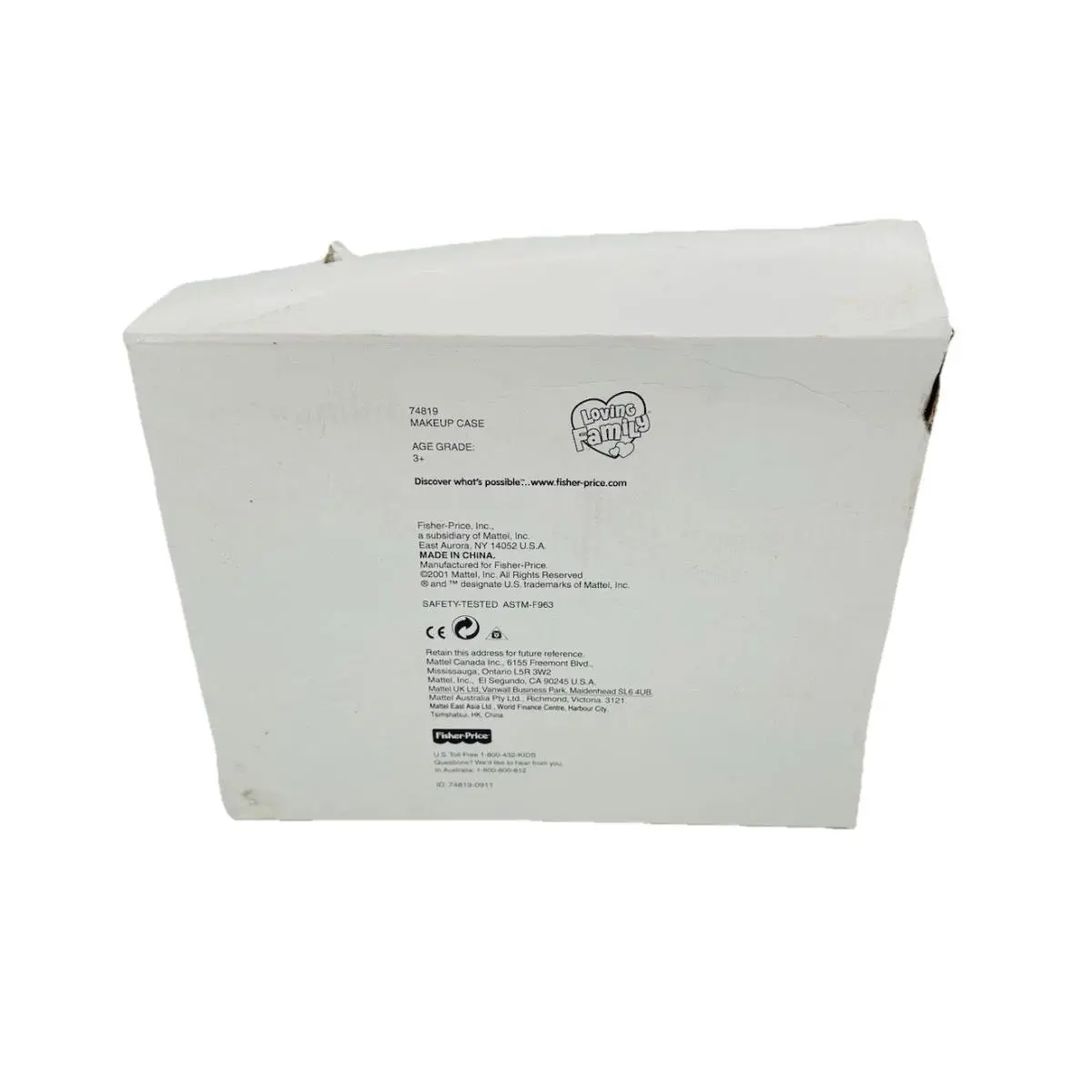 Vintage 2001 Fisher-price Loving Family Makeup Case 74819 Very Rare