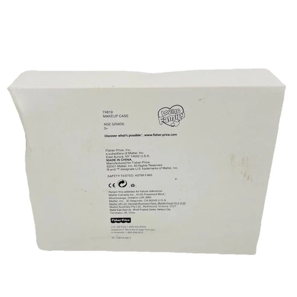 Vintage 2001 Fisher-price Loving Family Makeup Case 74819 Nrfb Very Rare