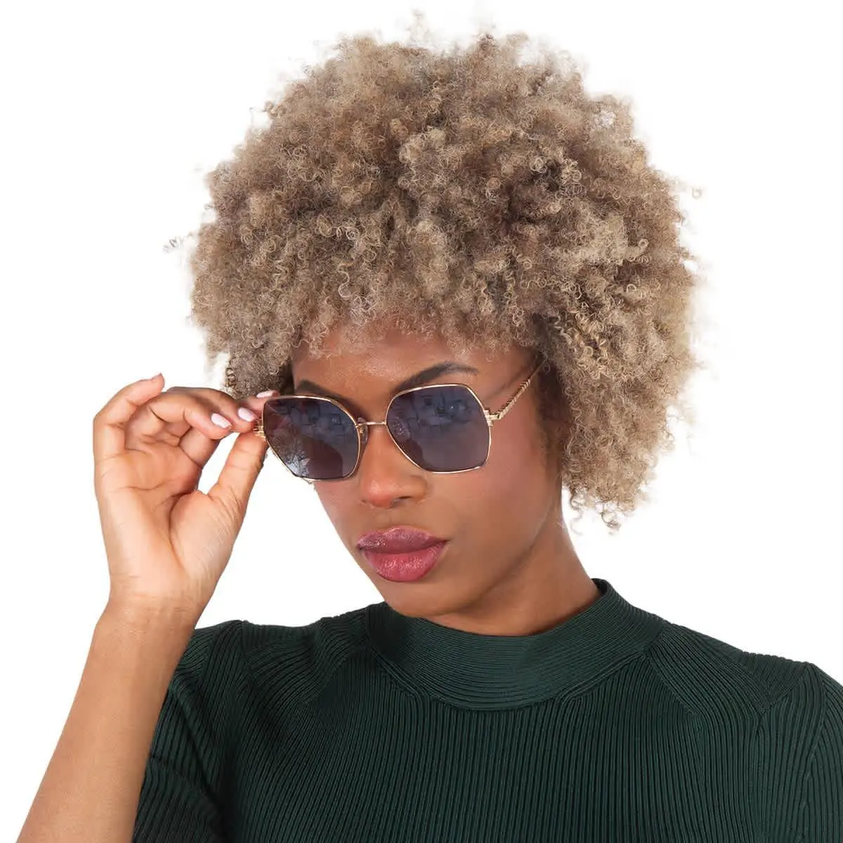 Chopard SCHL02M-300L-57 Sunglasses Frame Size 57mm 135mm 16mm Rosegold Women - Frame: ROSEGOLD, Lens: BLUE