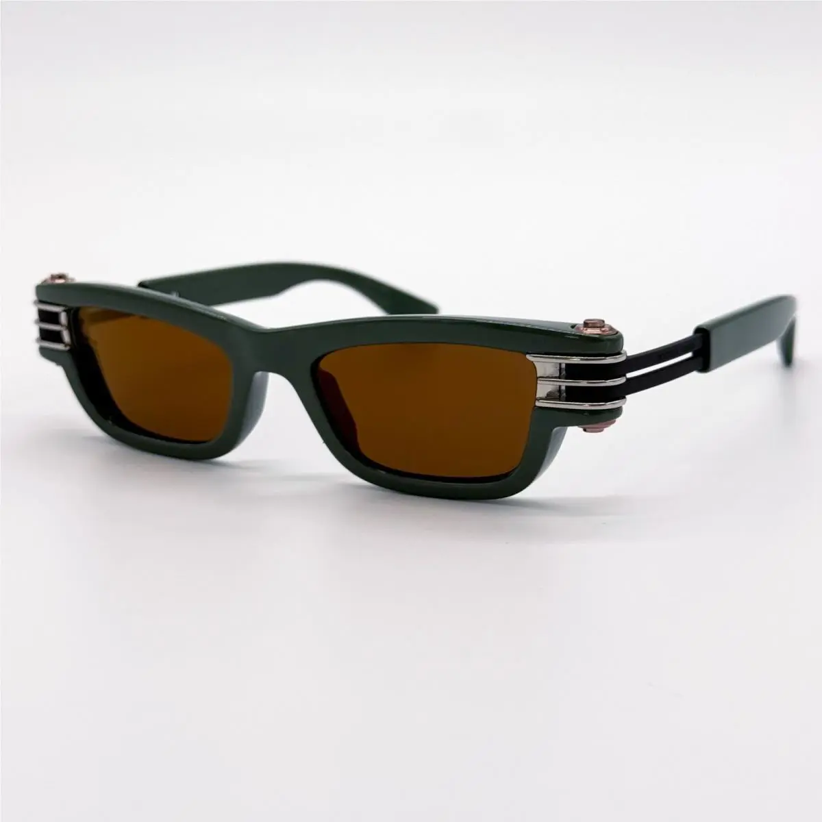 Bottega Veneta Sunglasses BV1308S 003 Women Green Eyewear