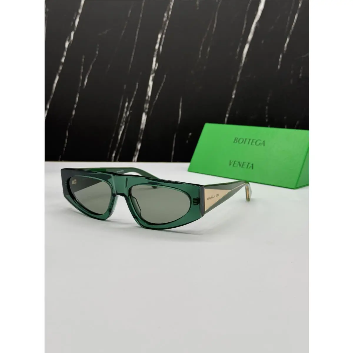 Bottega Veneta BV1277S 003 Women Green Sunglasses