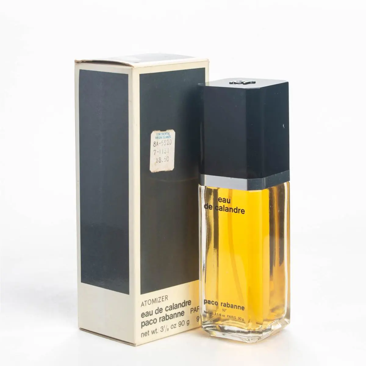 Paco Rabanne Eau de Calandre Edt Toilette 3OZ Propellant Spray Vintage