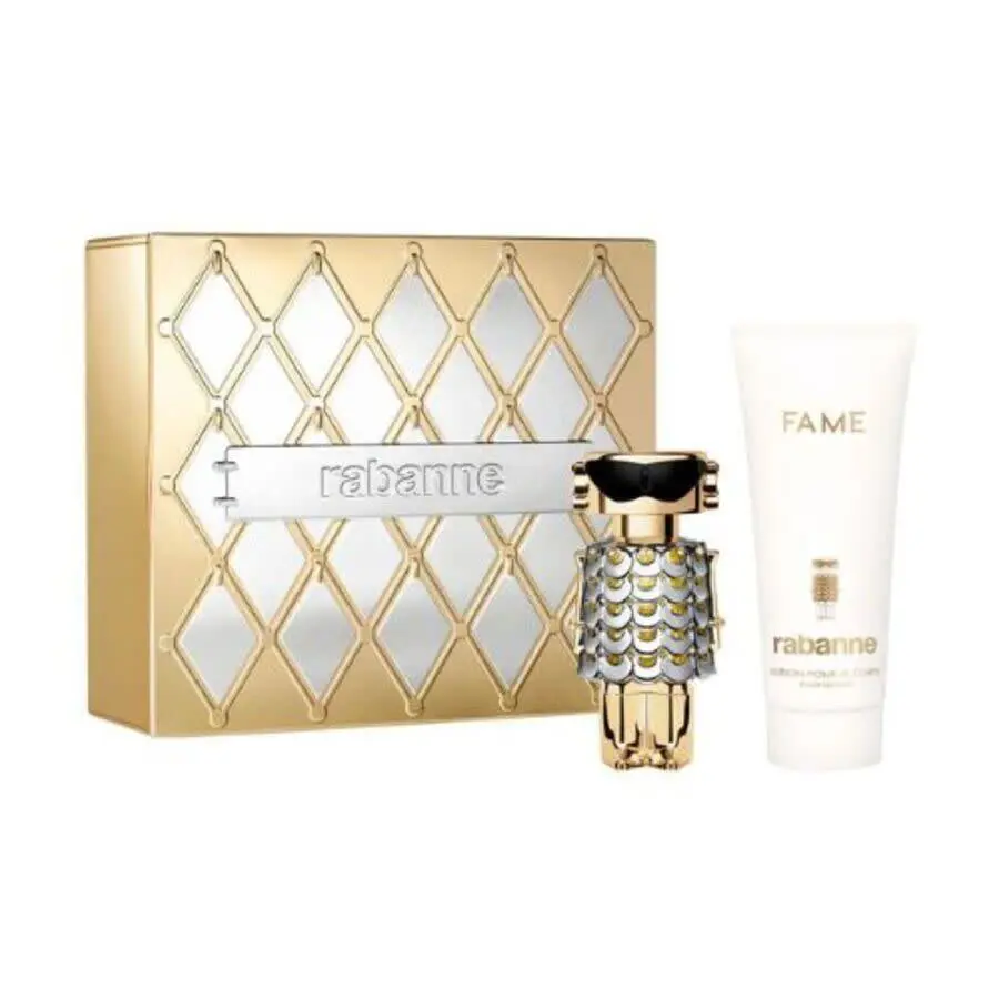 Paco Rabanne Fame 3 Pcs Set For Women: 2.7 Eau DE Parfum Spray + 3.4 Body Lotion
