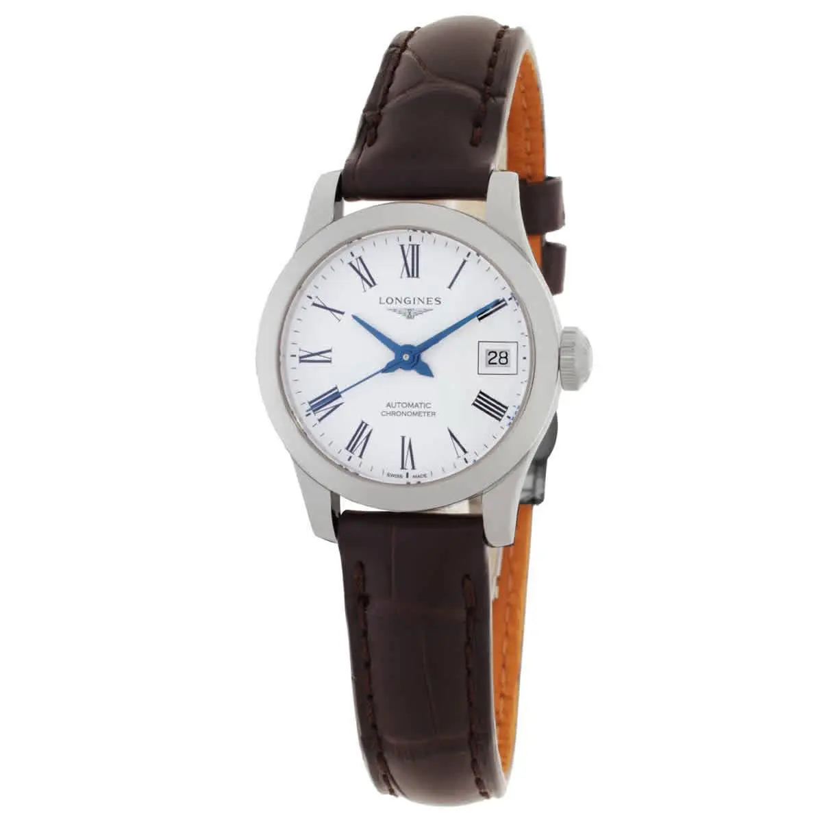 Longines Record Automatic White Dial Ladies Watch L23204112
