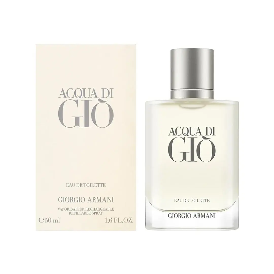 Giorgio Armani Acqua DI Gio 1.7 OZ Edt Refillable Spray For Men