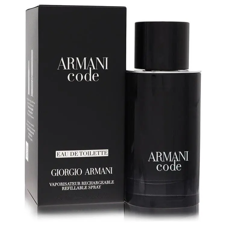 Armani Code by Giorgio Armani Eau De Toilette Spray Refillable 2.5 oz For Men