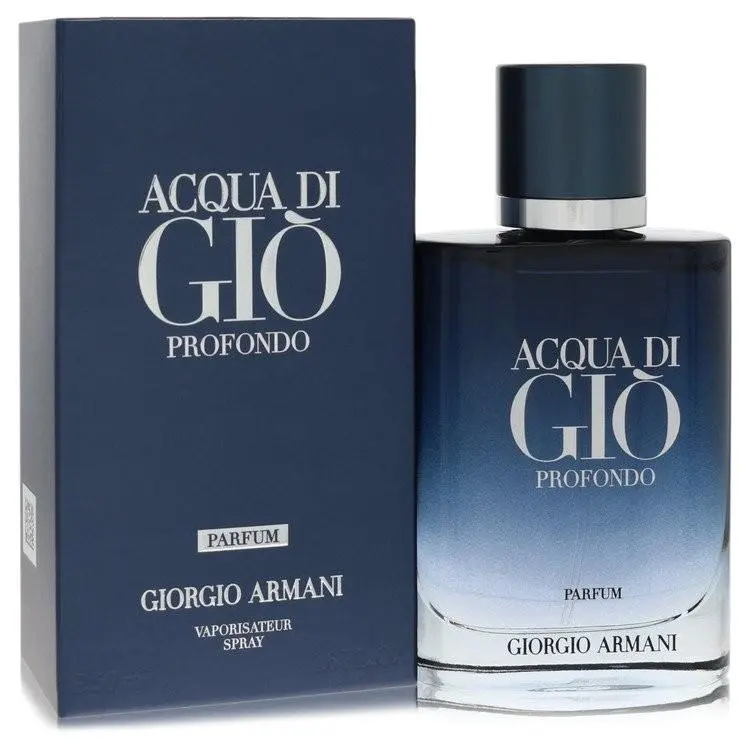 Acqua Di Gio Profondo by Giorgio Armani Parfum Spray 1.6 oz For Men