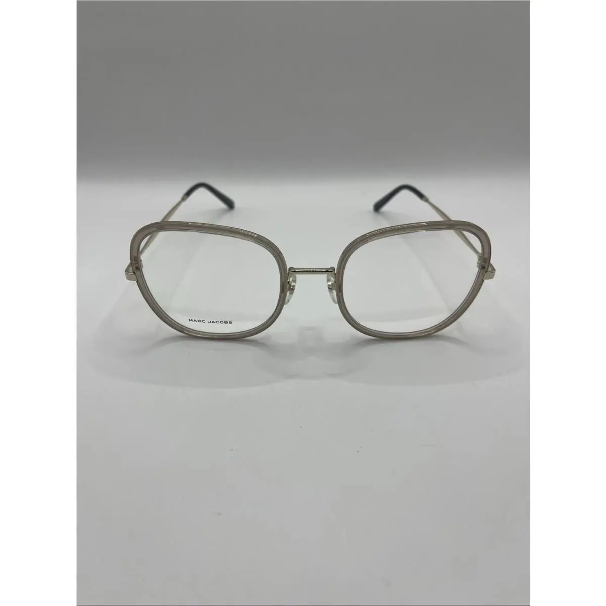 Marc Jacobs Womens Eyeglasses Beige Gold Metal Butterfly Frame 701 84A 53-21-145