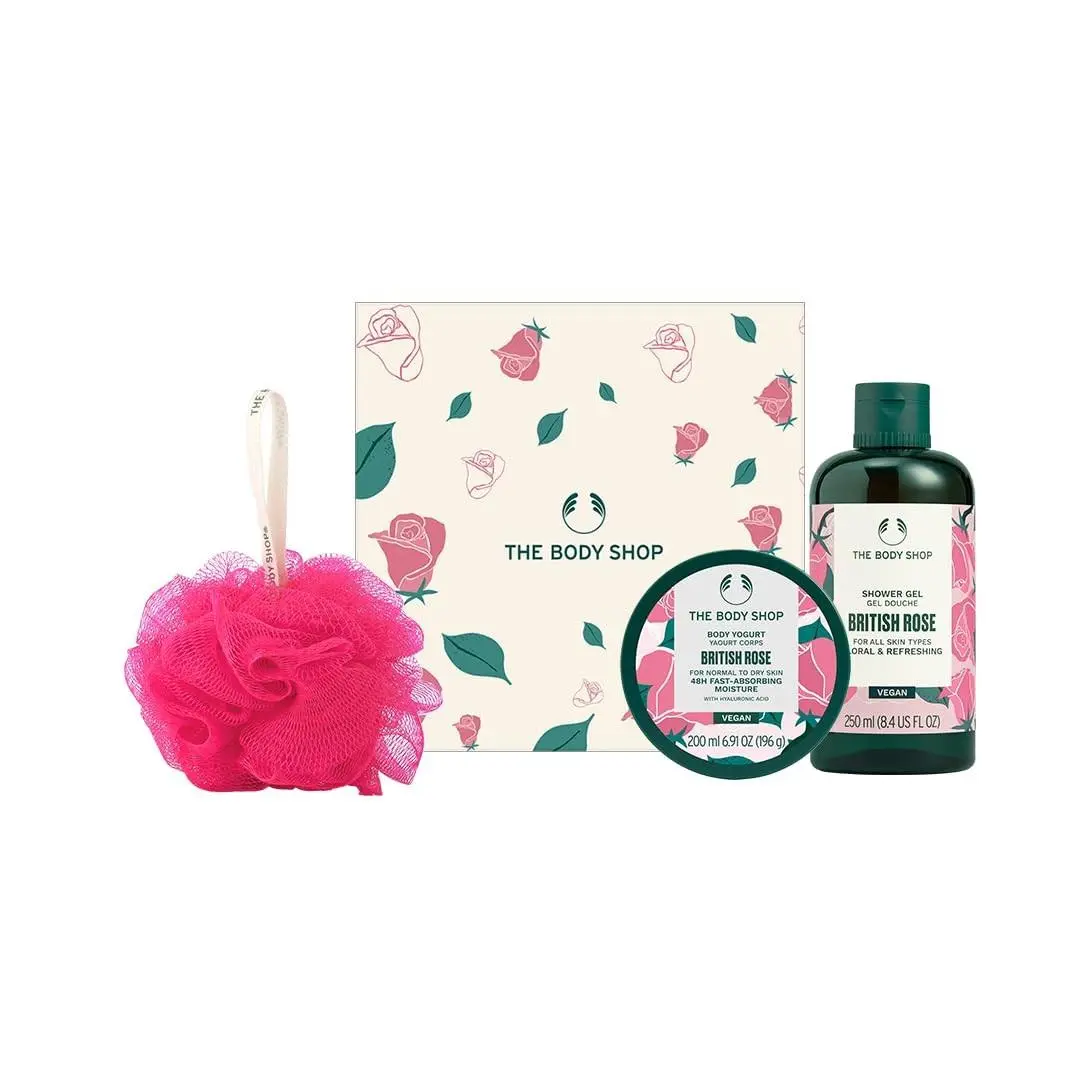 The Body Shop British Rose Bodycare Gift Set For All Sk