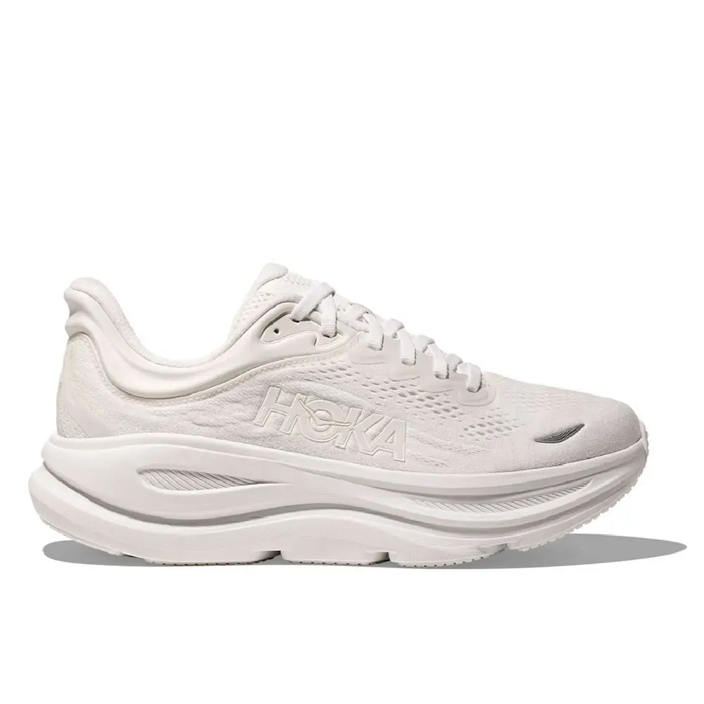 Women`s Hoka Bondi 9 White/white 1162012-WWH - White/White