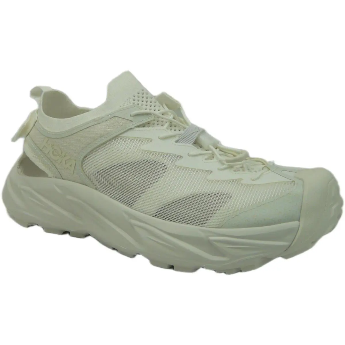 Hoka One One Hopara 2 Sandals Raw White Men`s US 12 D - Multi