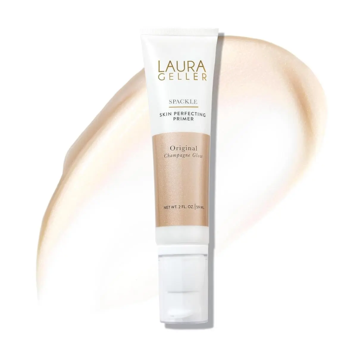 Laura Geller Super-sized Champagne Glow Primer with Hyaluronic Acid - 2 Fl Oz