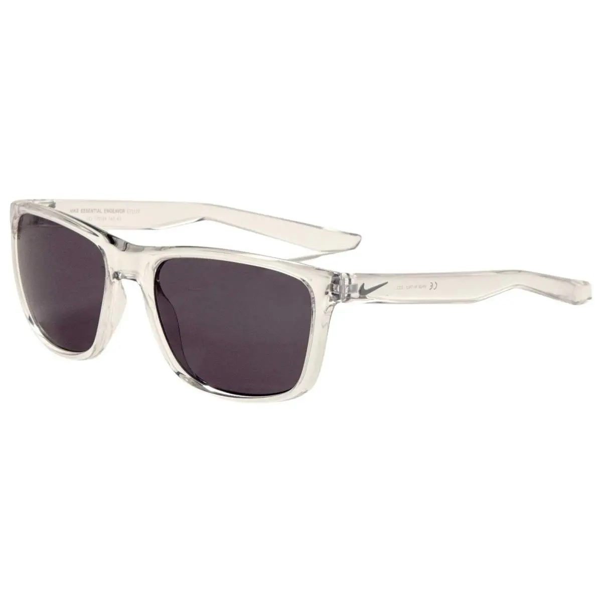 Nike EV1122-913-57 Sunglasses 57mm - Frame: Clear, Lens: Grey