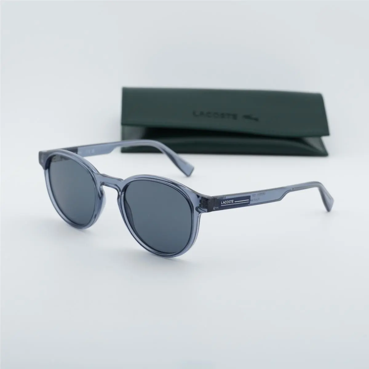 Lacoste L6055S N 038 Transparent Light Grey/grey 51-21-145 Sunglasses