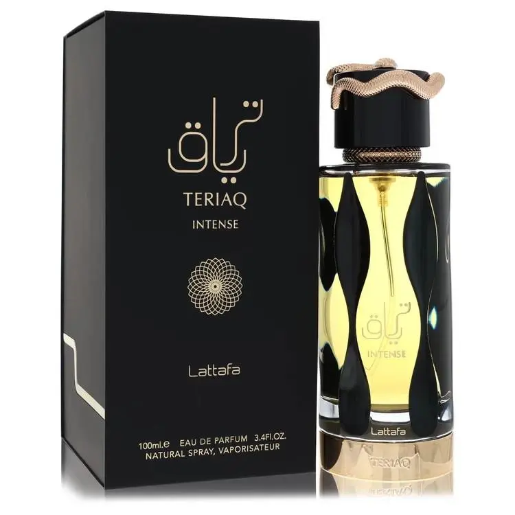 Teriaq Intense Unisex Eau De Parfum Spray 3.4oz / 100ml Long Lasting Fra by Lattafa