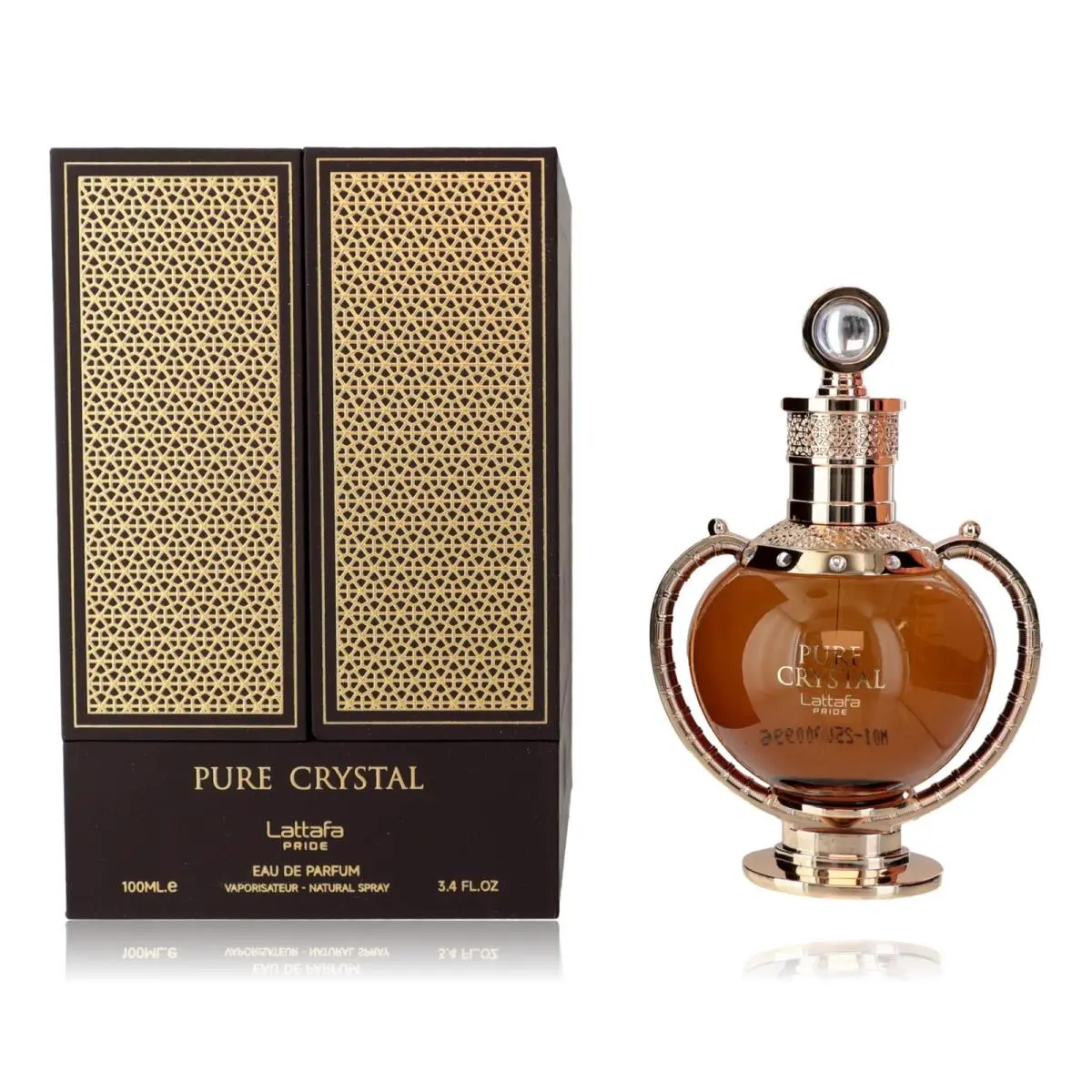 Pure Crystal By Lattafa 3.4 Oz Edp Spray For Unisex
