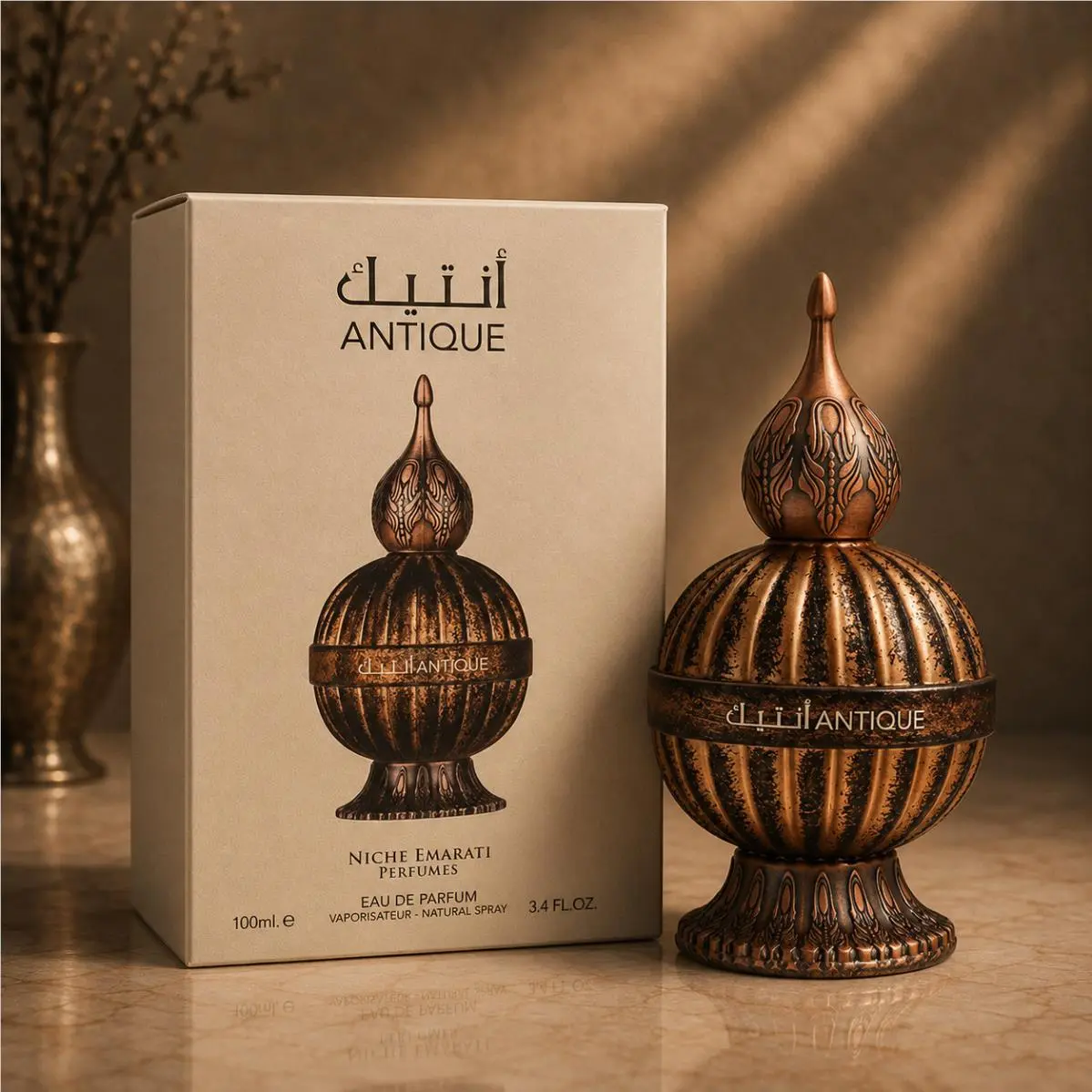 Lattafa Niche Emarati Antique 3.4oz Edp Spray Unisex