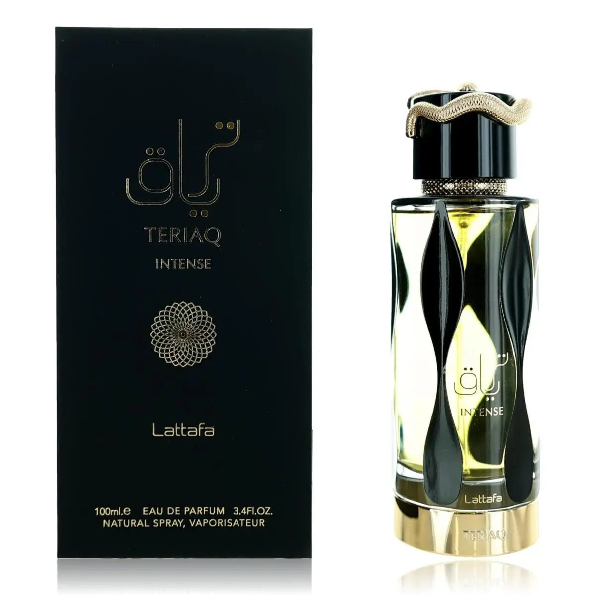 Teriaq Intense By Lattafa 3.4 Oz Edp Spray For Unisex