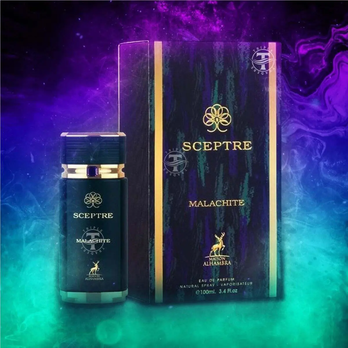 Lattafa Sceptre Malachite Eau De Parfum By Maison Alhambra 100ml 3.4 FL OZ