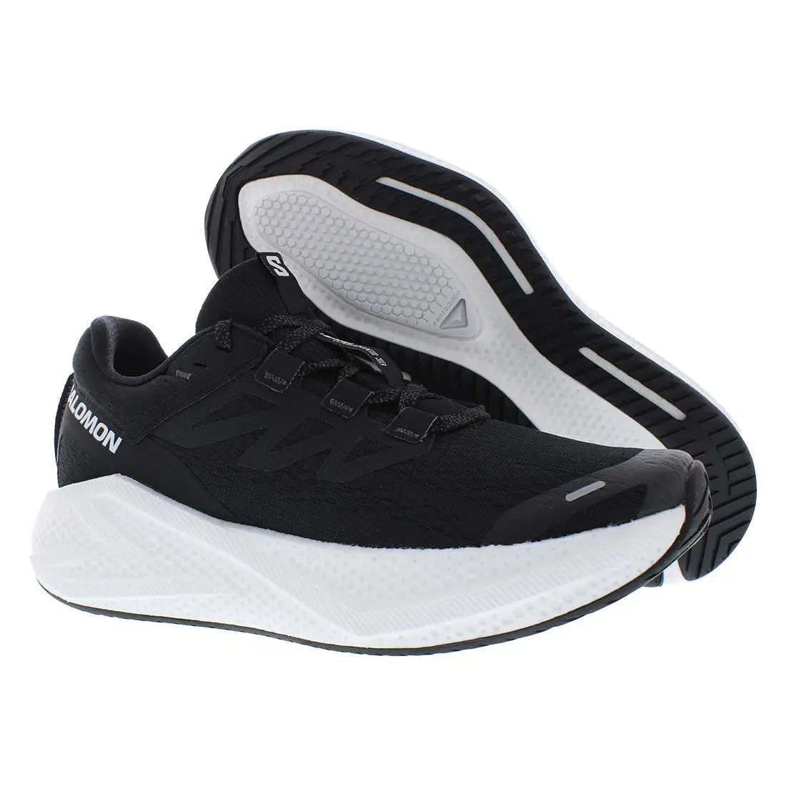 Salomon Aero Glide 3 Mens Shoes Size 13 Color: Black/white/asphalt - Black/White/Asphalt, Main: Black