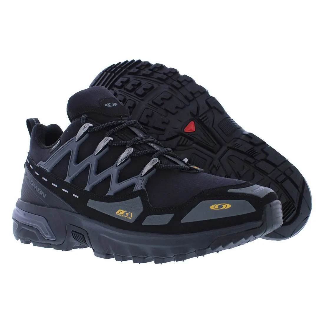 Salomon Acs + Cswp Unisex Shoes - Black/Magnet/Golden Yellow, Main: Black