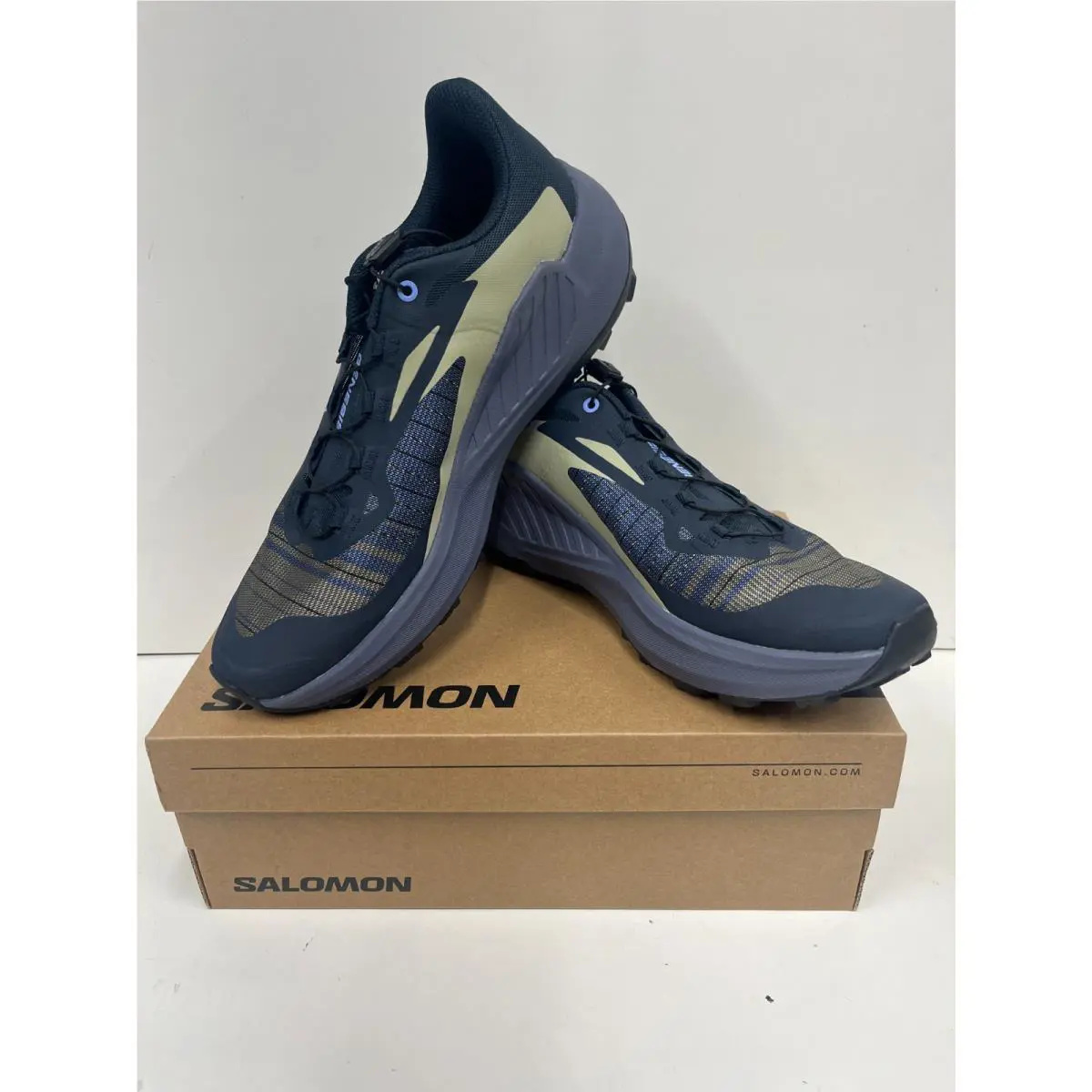 Salomon shoes - Carbon/Grisaille/Aloe Wash 7