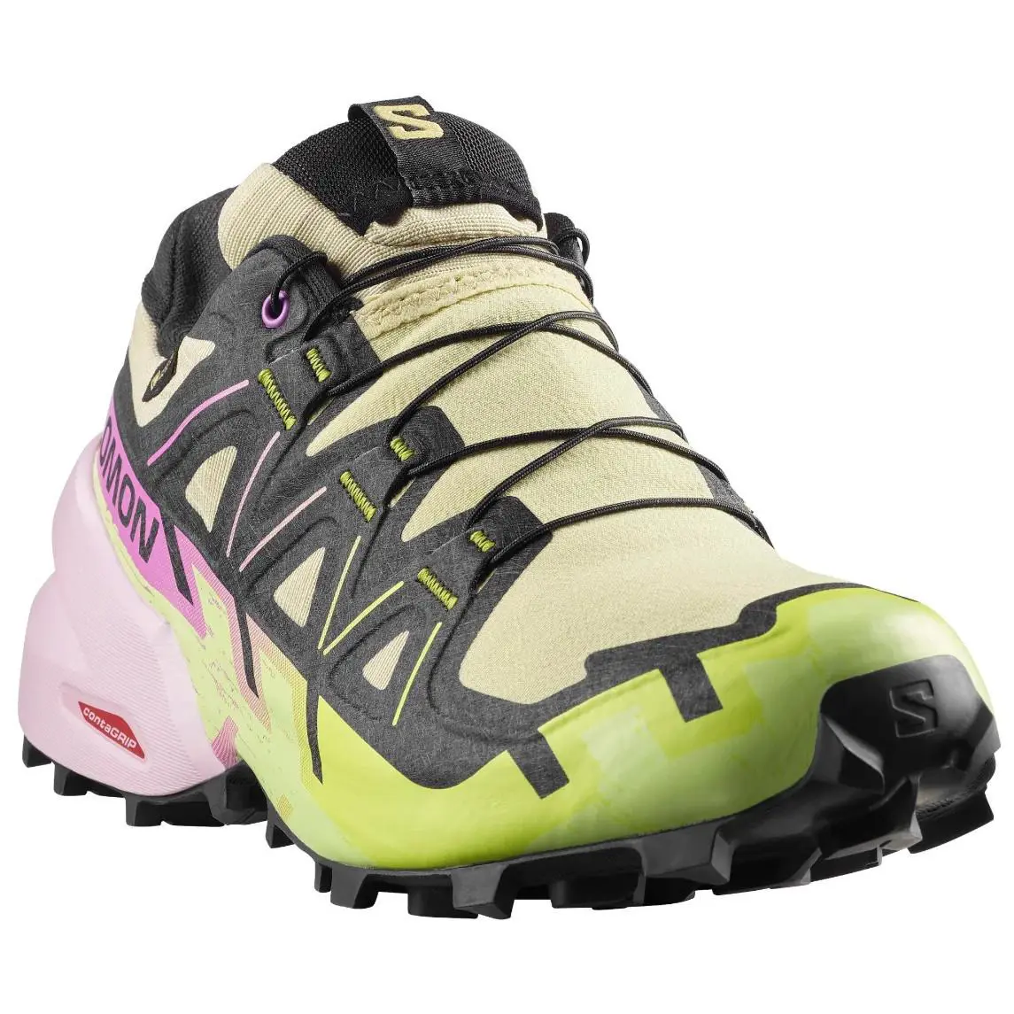 Salomon shoes - Salomon Speedcross 6 - Speedcross - L47880400 - Bog / Dawn Pink 0