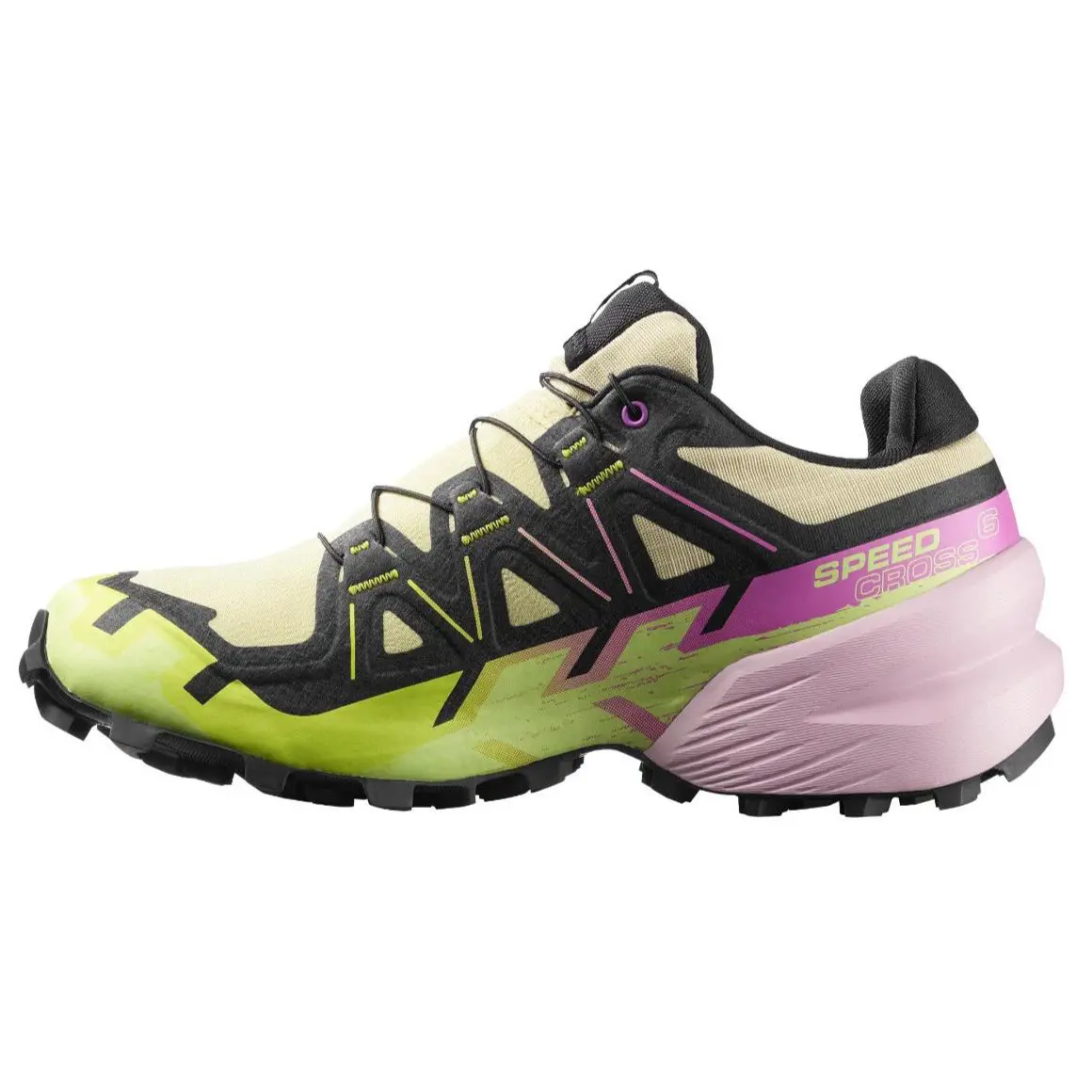 Salomon shoes - Salomon Speedcross 6 - Speedcross - L47880400 - Bog / Dawn Pink 10