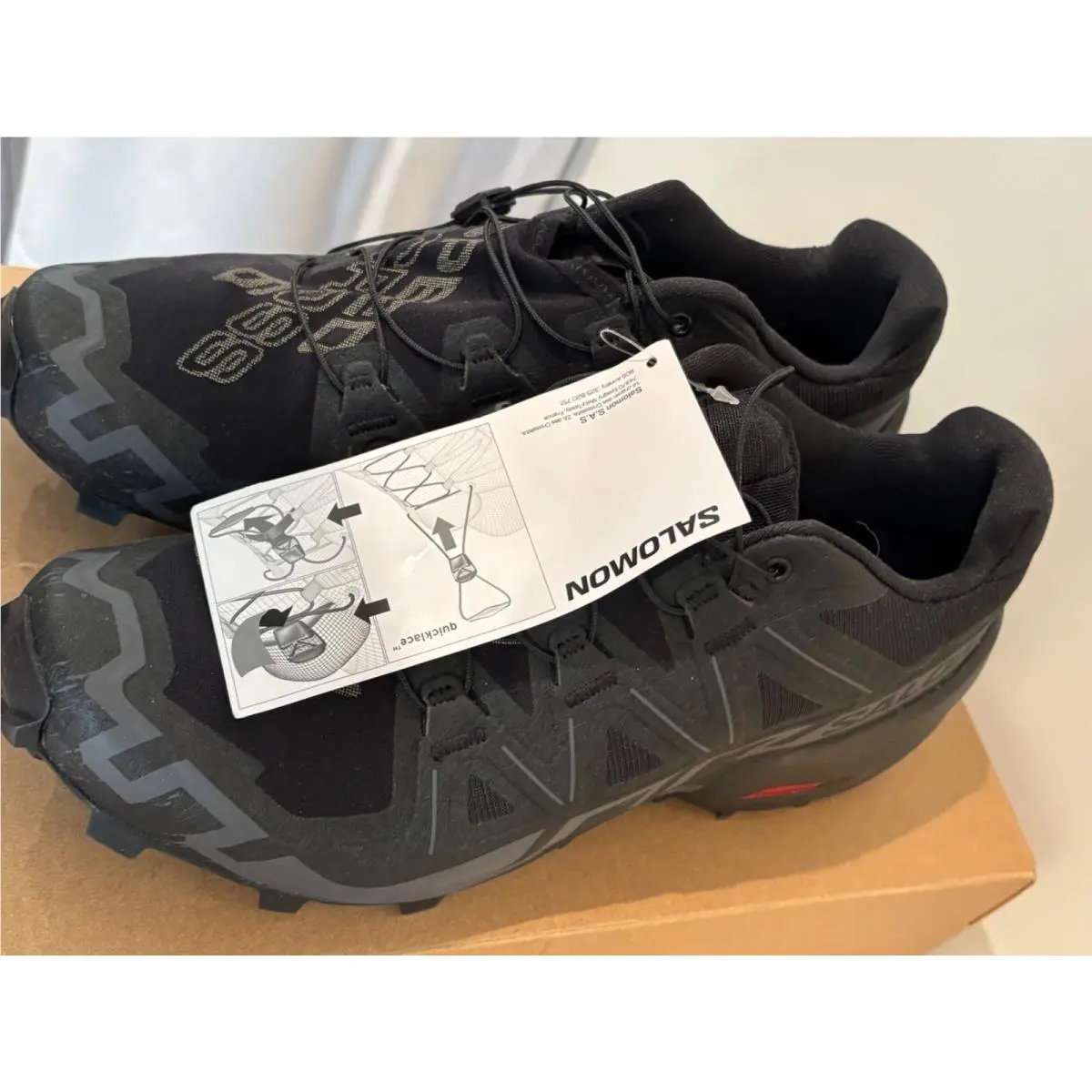 Salomon shoes - Salomon Speedcross 6 - Speedcross - L41742800 - Black 5