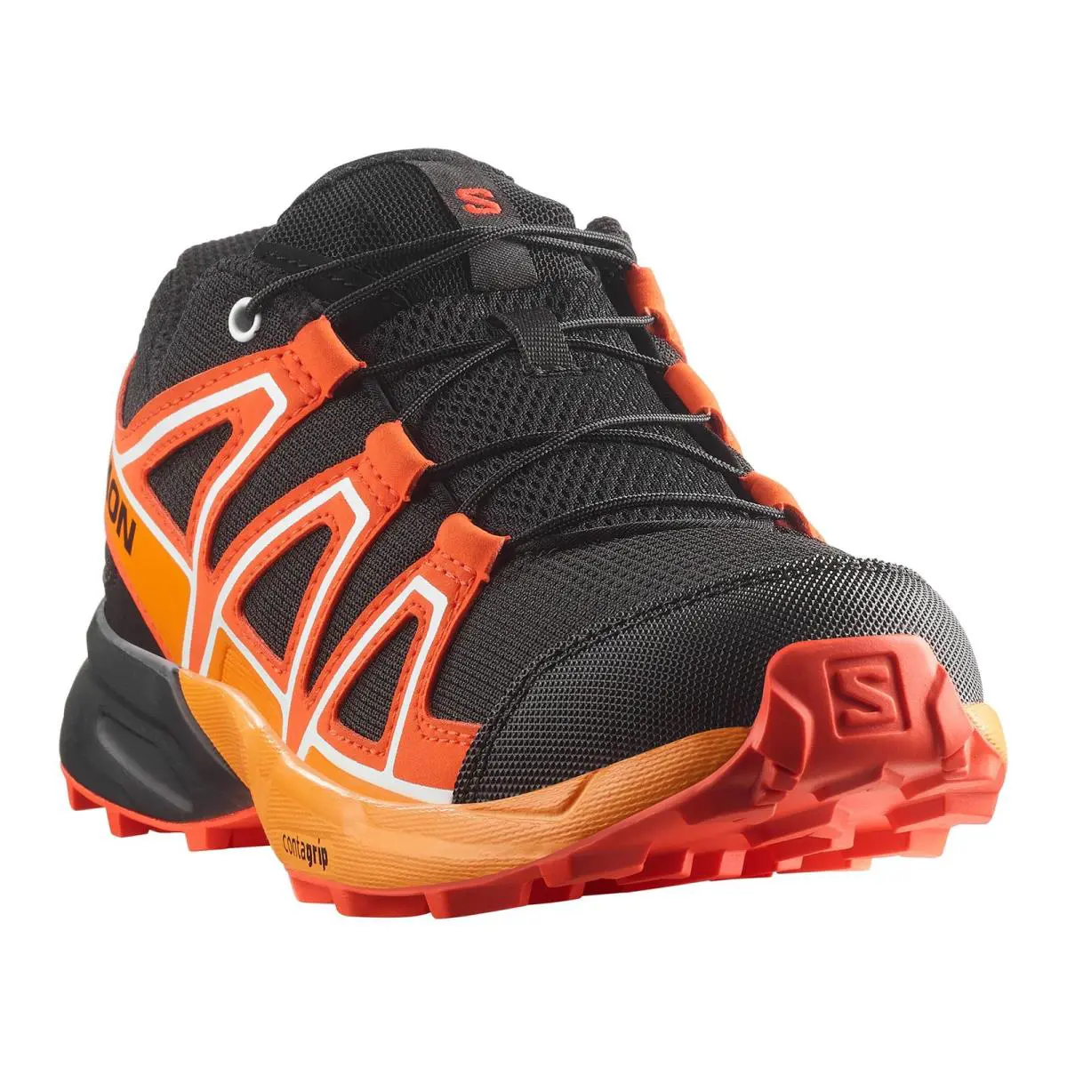 Salomon shoes - L47724500017 - L47724500017 - Black/Cherry Tomato/Turmeric (UPC: 195751946360) 1