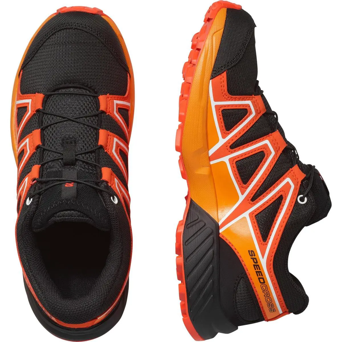 Salomon shoes - L47724500017 - L47724500017 - Black/Cherry Tomato/Turmeric (UPC: 195751946360) 5