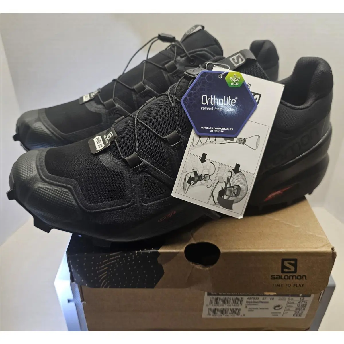 Salomon shoes - Speedcross 5 - Speedcross - 407935 - Black/Black/Phantom 1