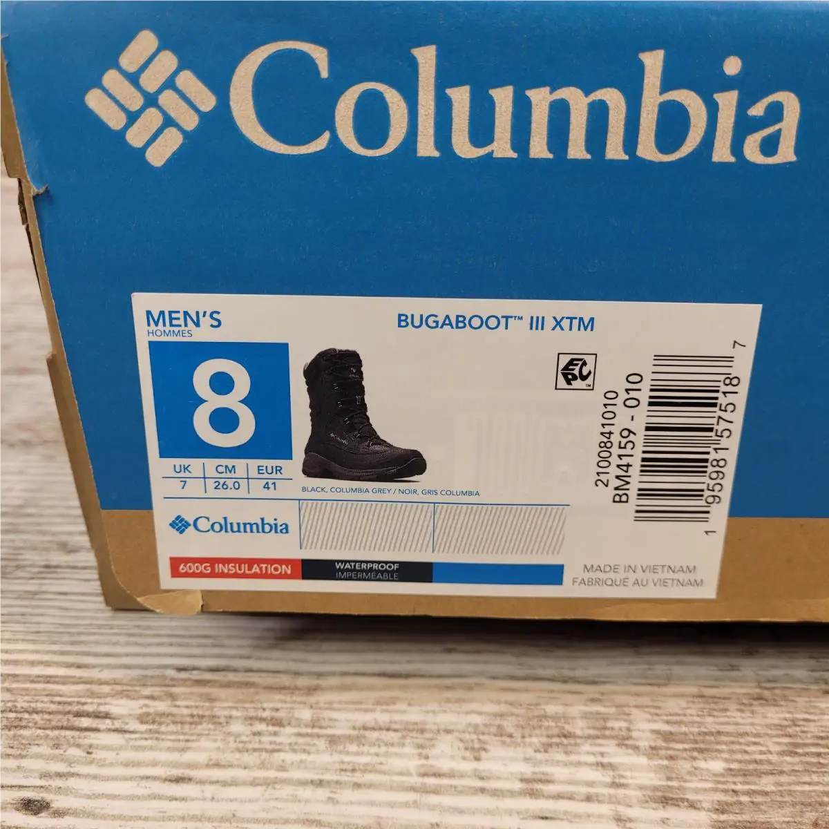 Columbia shoes - Bugaboot III XTM - Bugaboot III XTM - BM4159-010 - Black 0
