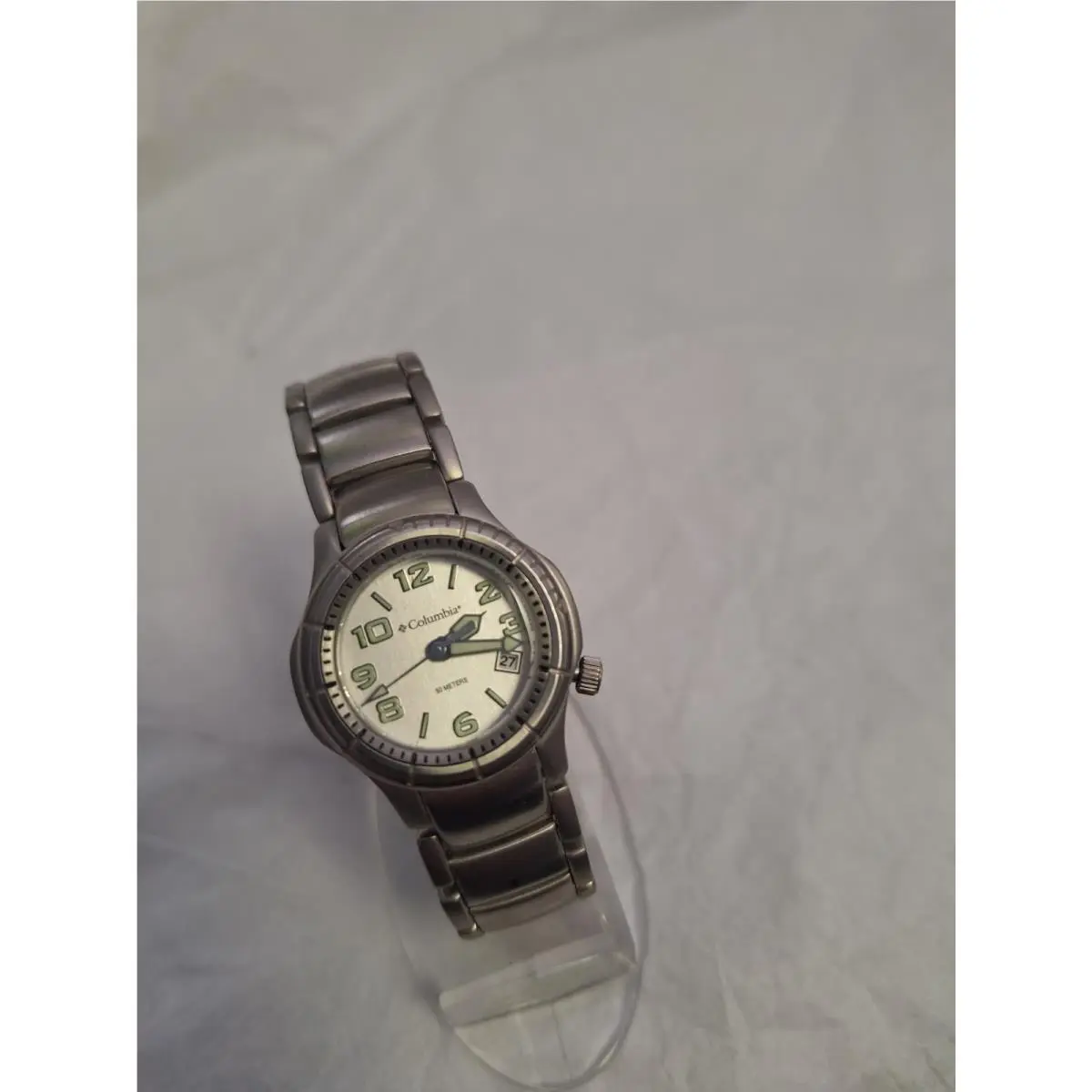 Columbia Woman`s cl1016 Silver Stainless-steel Quartz Dress Watch Silver Dial