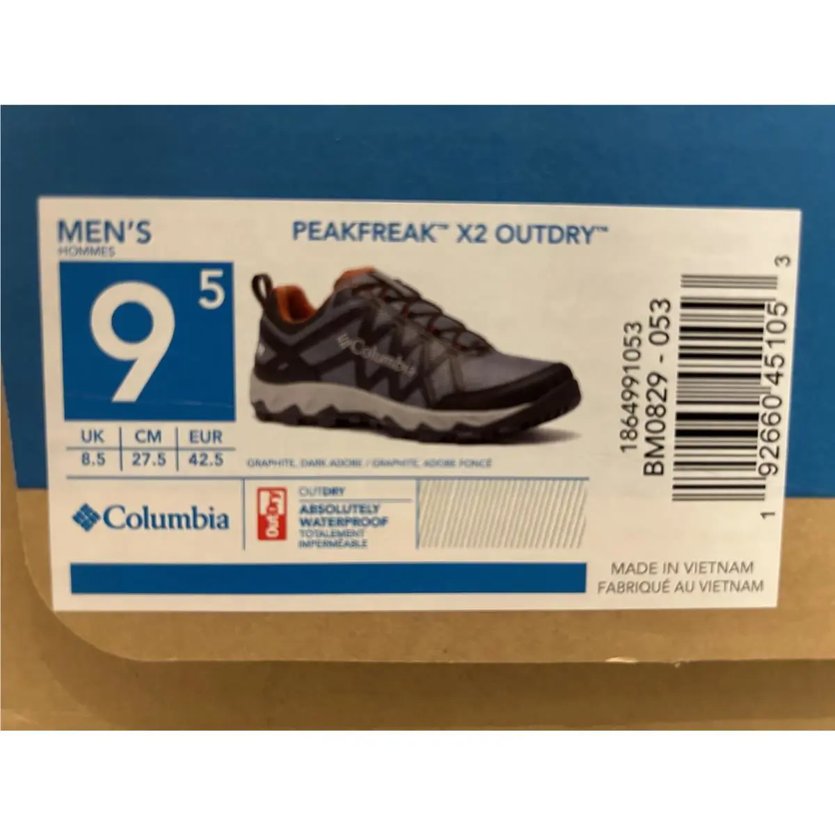 Columbia shoes - Peakfreak X2 - Peakfreak - BM0829-053 - Graphite (UPC: 192660451053) 6