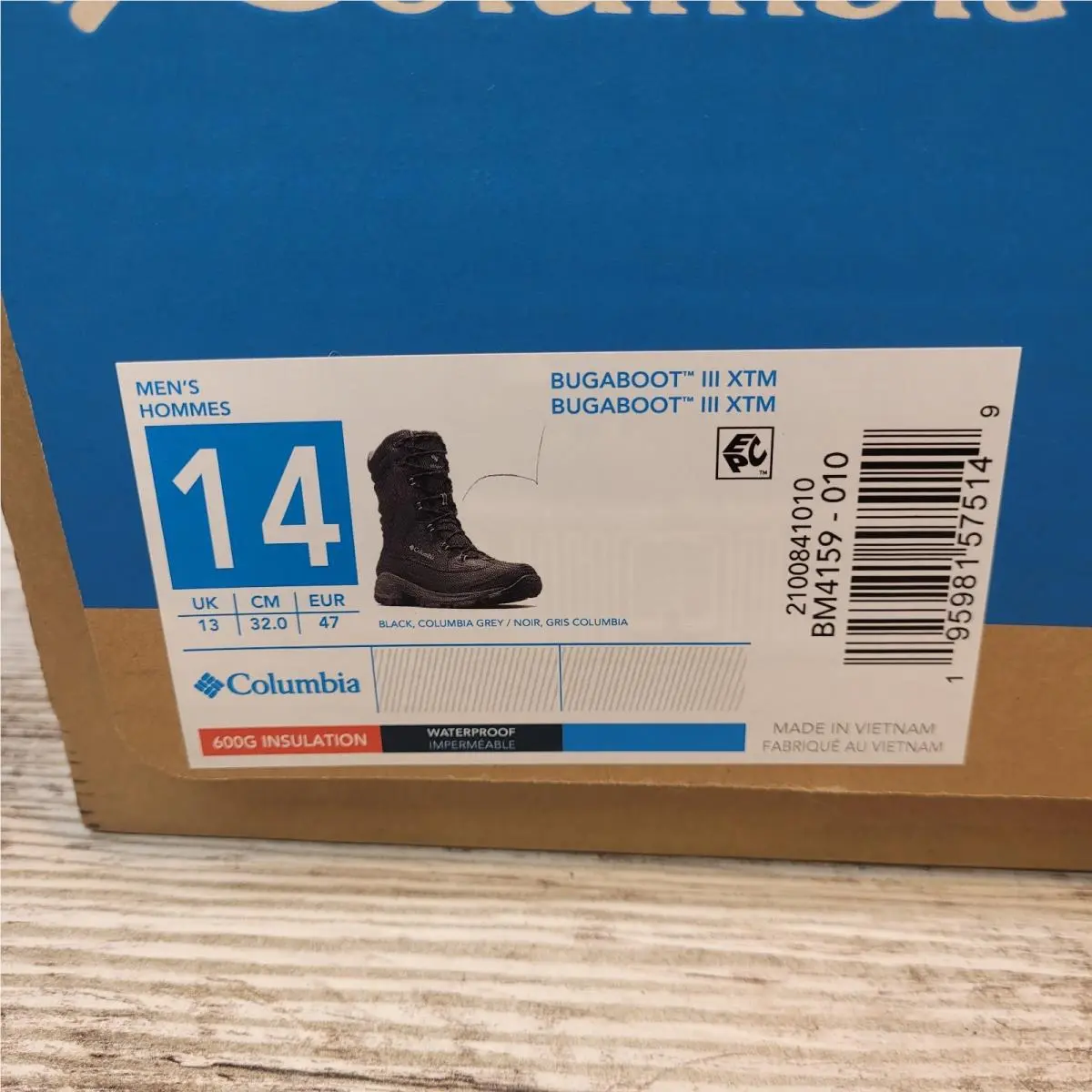 Columbia shoes - Bugaboot III XTM - Bugaboot III XTM - BM4195-010 - Black 0