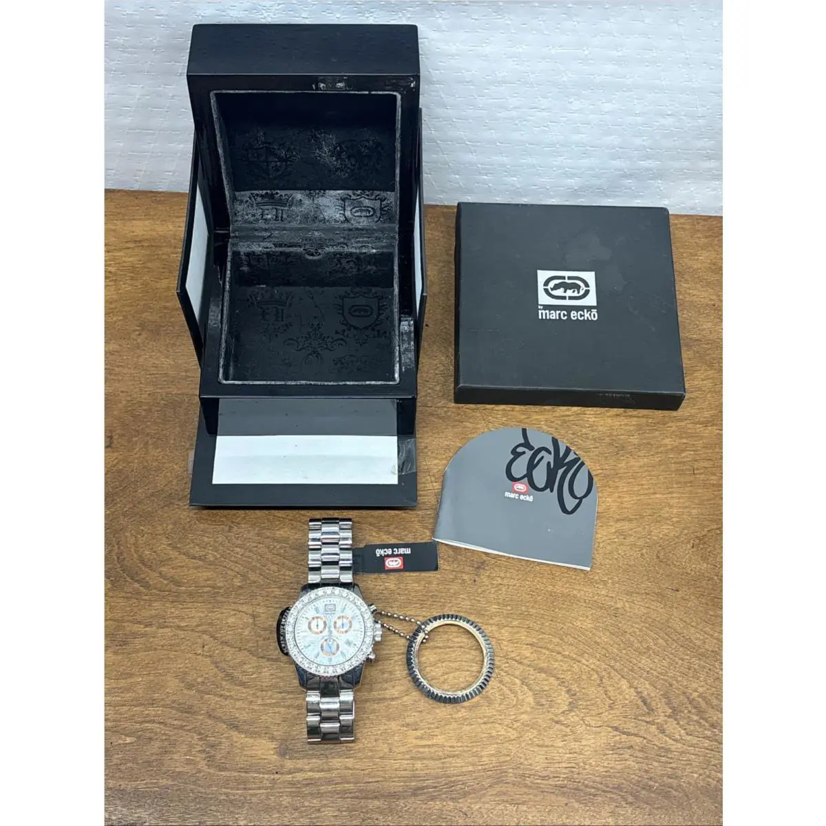 Marc Ecko Unisex Luxury Diamante Chronograph E18500G1